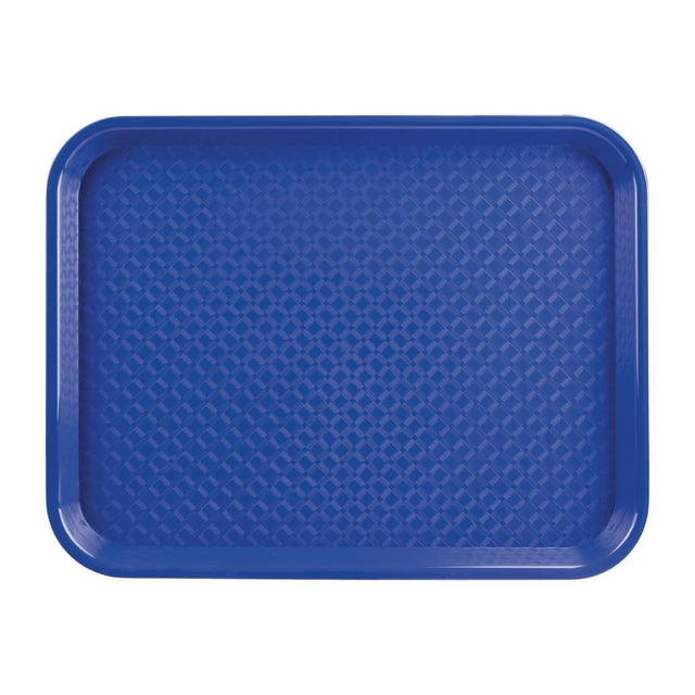 Kristallon Large Polypropylene Fast Food Tray Blue 450mm JD Catering Equipment Solutions Ltd