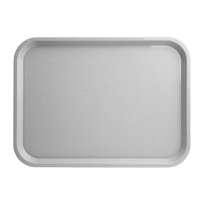 Kristallon Large Polypropylene Fast Food Tray Grey 450mm JD Catering Equipment Solutions Ltd