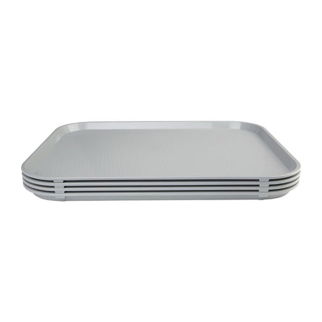 Kristallon Large Polypropylene Fast Food Tray Grey 450mm JD Catering Equipment Solutions Ltd