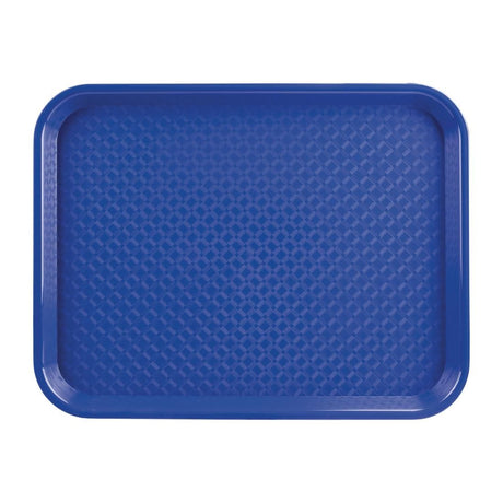 Kristallon Medium Polypropylene Fast Food Tray Blue 415mm JD Catering Equipment Solutions Ltd