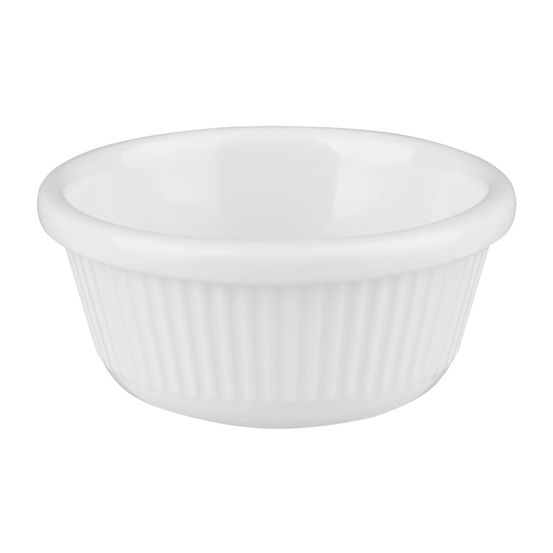 Kristallon Melamine Fluted Ramekins 57mm (Pack of 12) JD Catering Equipment Solutions Ltd