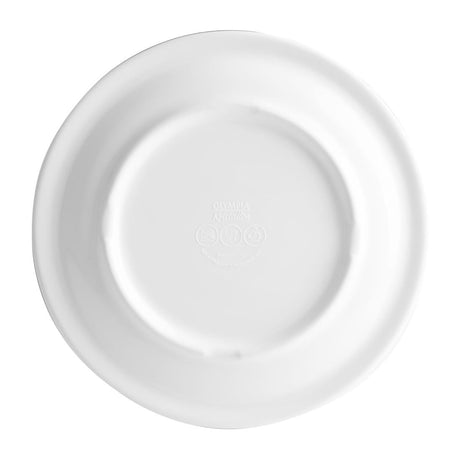 Kristallon Melamine Narrow Rimmed Plates 165mm (Pack of 12) JD Catering Equipment Solutions Ltd