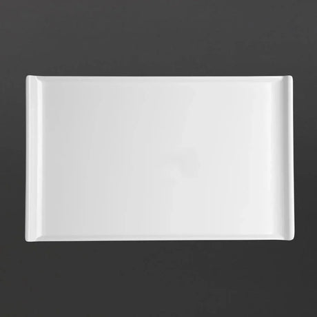 GM284 Kristallon Melamine Platter White 530 x 330mm - JD Catering Equipment Solutions Ltd