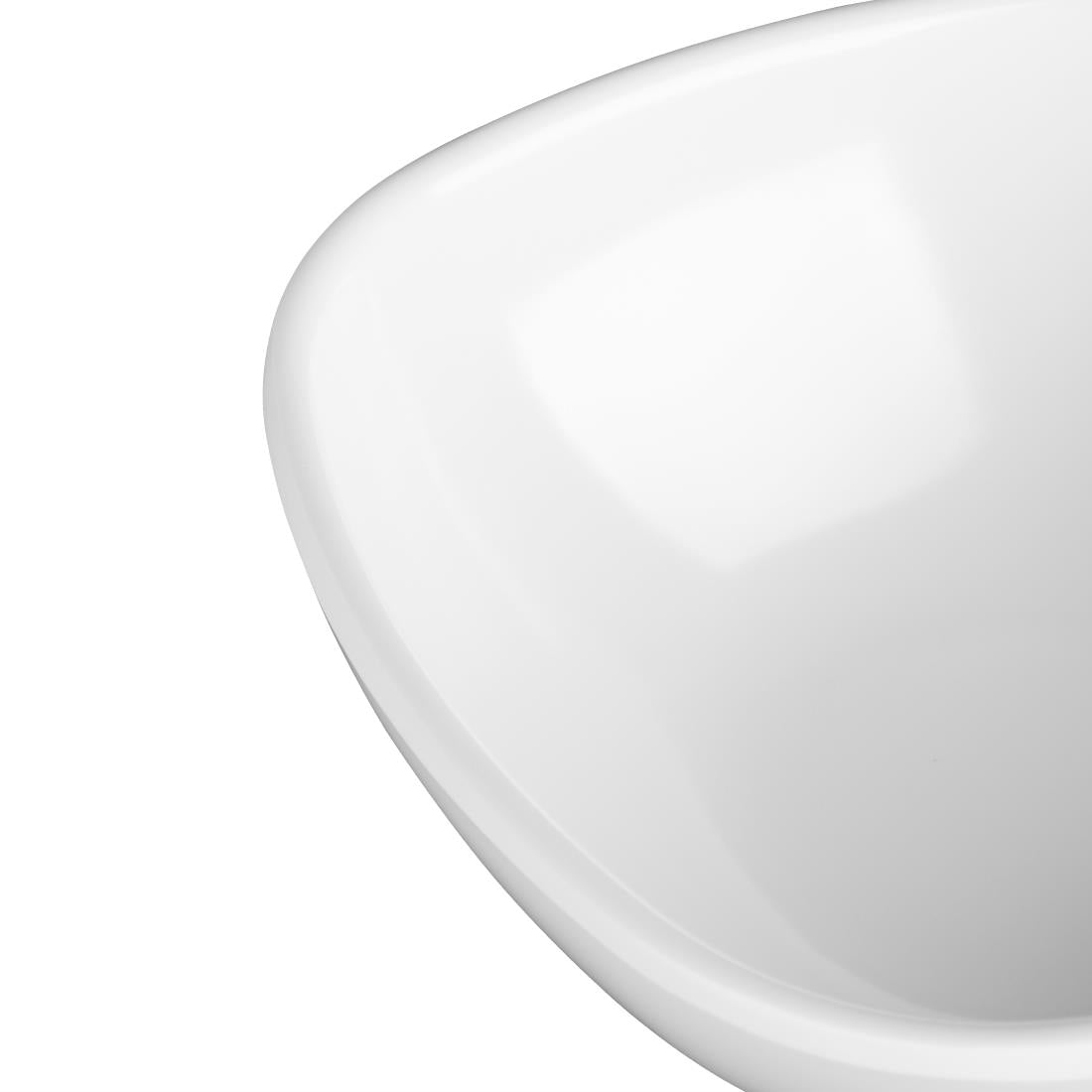 Kristallon Melamine Rounded Square Bowls 120mm (Pack of 6) JD Catering Equipment Solutions Ltd