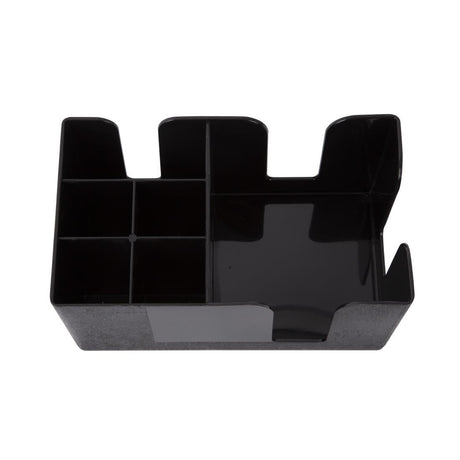 Kristallon Plastic Bar Caddy Black JD Catering Equipment Solutions Ltd