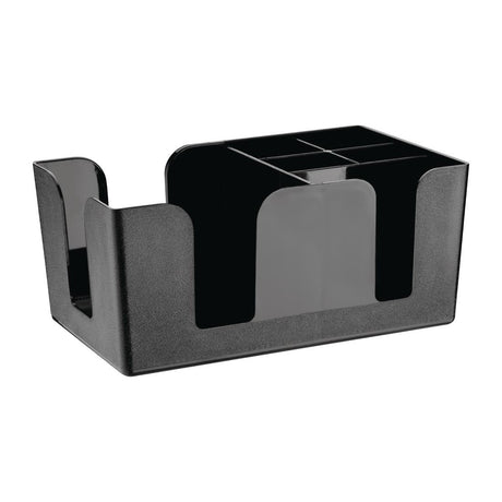 Kristallon Plastic Bar Caddy Black JD Catering Equipment Solutions Ltd