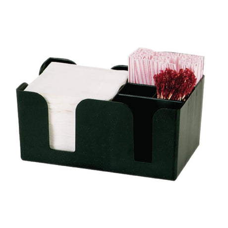 Kristallon Plastic Bar Caddy Black JD Catering Equipment Solutions Ltd