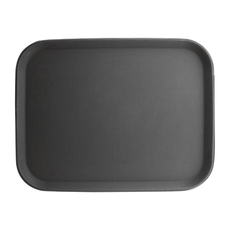 Kristallon Polypropylene Rectangular Non-Slip Tray Black 457mm JD Catering Equipment Solutions Ltd