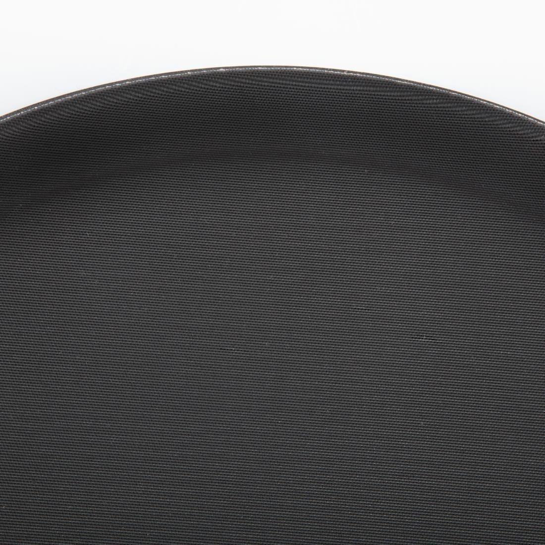 Kristallon Polypropylene Round Non-Slip Tray Black 356mm JD Catering Equipment Solutions Ltd