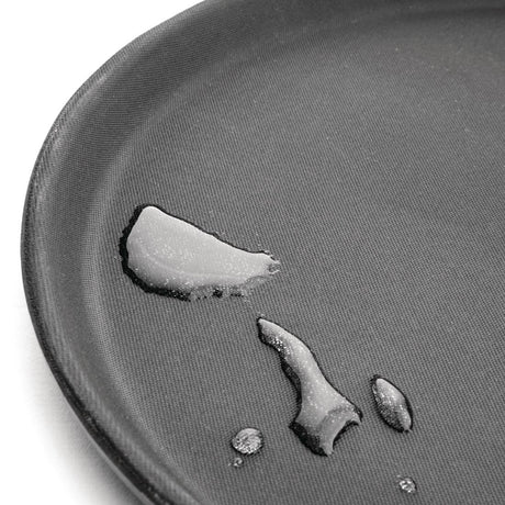 Kristallon Polypropylene Round Non-Slip Tray Black 406mm JD Catering Equipment Solutions Ltd