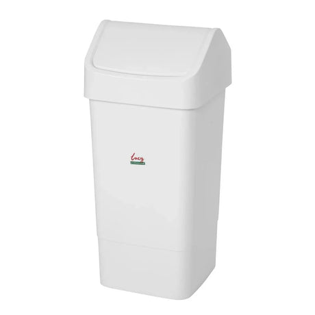 L570 SYR Polypropylene Swing Bin White 50Ltr - JD Catering Equipment Solutions Ltd