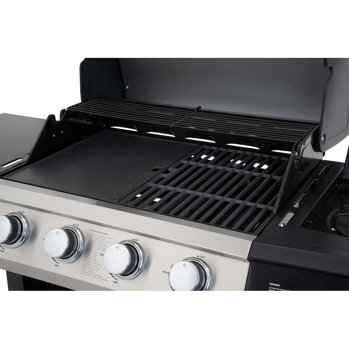 LFS688 BLK Lifestyle Grenada 4 + 1 Burner Gas BBQ Grill JD Catering Equipment Solutions Ltd