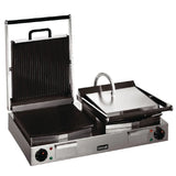 LPG2 - Lincat Lynx 400 Electric Counter-top Twin Panini Grill - Ribbed Upper & Lower Plates - W 623 mm - 4.5 kW CD425 - JD Catering Equipment Solutions Ltd