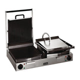 LRG2 - Lincat Lynx 400 Electric Counter-top Twin Ribbed Grill - Ribbed Upper & Smooth Lower Plates - W 623 mm - 4.5 kW CD426 - JD Catering Equipment Solutions Ltd