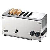 LT6X - Lincat Electric Counter-top Slot Toaster - 6 Slots - W 482 mm - 3.0 kW E576 - JD Catering Equipment Solutions Ltd