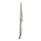 Laguiole Serrated Steak Knives Vintage Stainless Steel Handle (Pack of 6) JD Catering Equipment Solutions Ltd