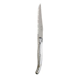 Laguiole Serrated Steak Knives Vintage Stainless Steel Handle (Pack of 6) JD Catering Equipment Solutions Ltd