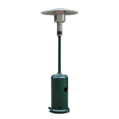 Lifestyle Capri 12.5kW Green Patio Heater JD Catering Equipment Solutions Ltd