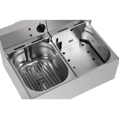 Lincat Lynx 400 Twin Tank Twin Basket Countertop Electric Fryer LDF2 J533 - JD Catering Equipment Solutions Ltd
