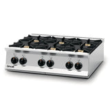Lincat Opus 800 Natural Gas/LPG 6 Burner Boiling Top OG8004 - JD Catering Equipment Solutions Ltd
