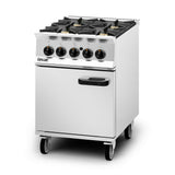 Lincat Opus 800 Natural Gas/LPG Free-standing Oven Range - 4 Burners OG8001/N/LPG/RHD JD Catering Equipment Solutions Ltd