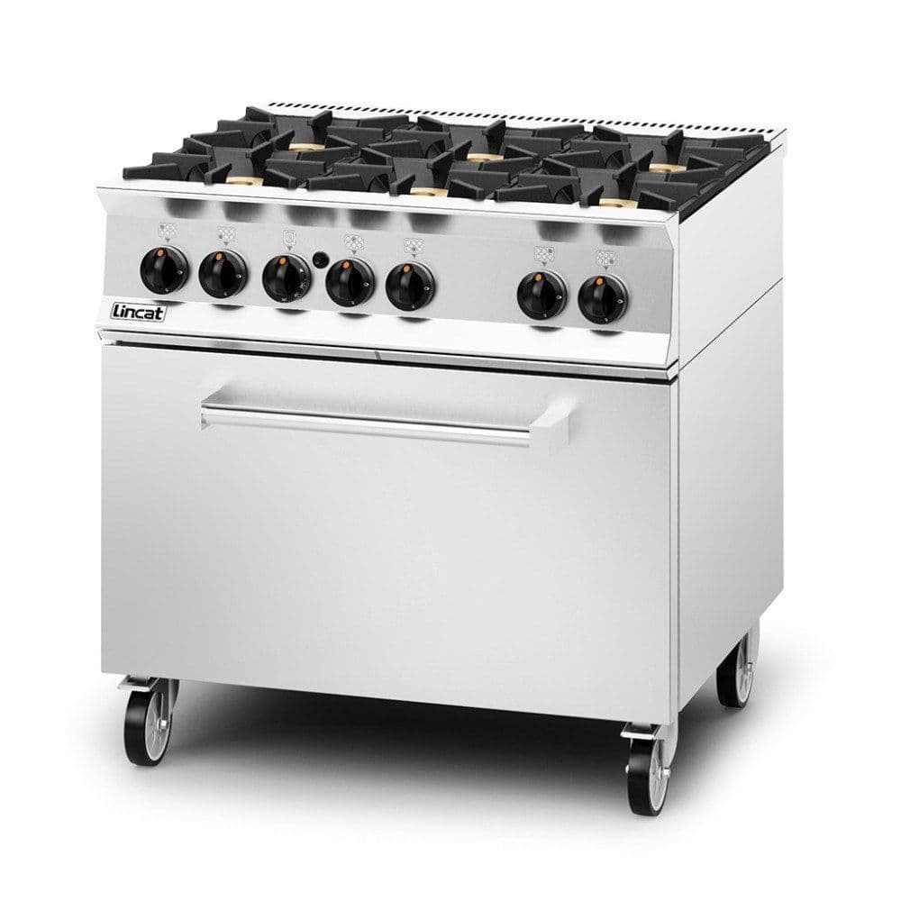 Lincat Opus 800 Natural Gas/LPG Free-standing Oven Range [Drop-Down Door]  OG8002/N/LPG/DD JD Catering Equipment Solutions Ltd