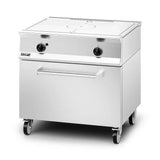 Lincat Opus 800 Natural/LPG Free-standing Solid Top Oven Range [Drop-Down Door] OG8005/DD - JD Catering Equipment Solutions Ltd