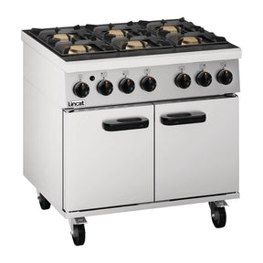 Lincat Phoenix 6 Burner Oven Range PHGR01-NAT/LPG JD Catering Equipment Solutions Ltd