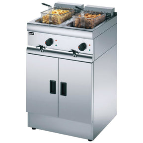 Lincat Silverlink 600 Twin Tank Twin Basket Free Standing Electric Fryer J12 J962 JD Catering Equipment Solutions Ltd