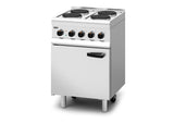 ESLR6C - Lincat Silverlink 600 Electric Free-standing Oven Range - Castors at Rear - 4 Plates - W 600mm