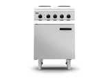 ESLR6C - Lincat Silverlink 600 Electric Free-standing Oven Range - Castors at Rear - 4 Plates - W 600mm