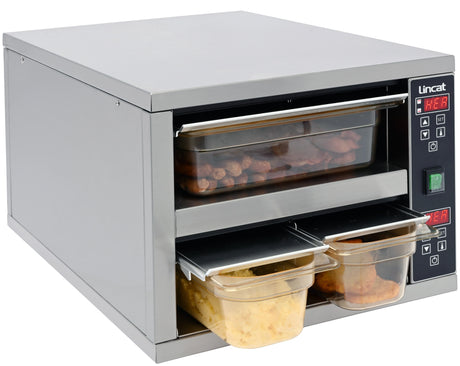 Lincat HHB12100 - Panther Hot Hold Bins – 2 x GN1/1 Capacity – 1.8 kW - JD Catering Equipment Solutions Ltd
