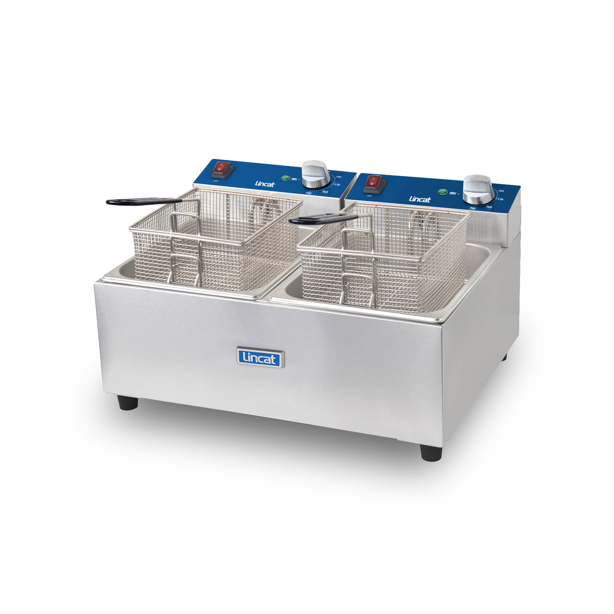 Lincat Lynx Prime - LPDF2 - Lynx Prime Electric Counter top Fryer – Twin Tank – 2 Baskets – W 545 mm 2 x 2.8 Kw