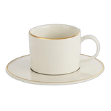 Pack Size 6 - Porland Academy Line Gold Band Stacking Cup 20cl - 325821GB