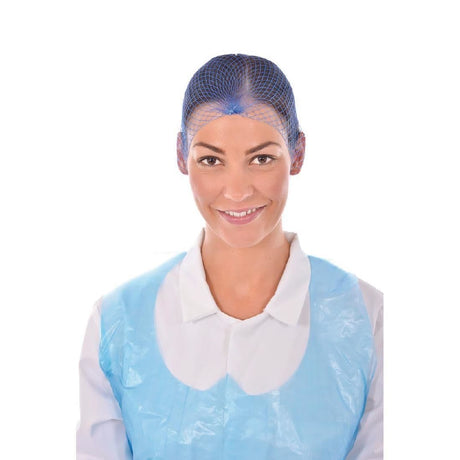 Lion Haircare Hair Net Light Blue (Pack of 50) JD Catering Equipment Solutions Ltd