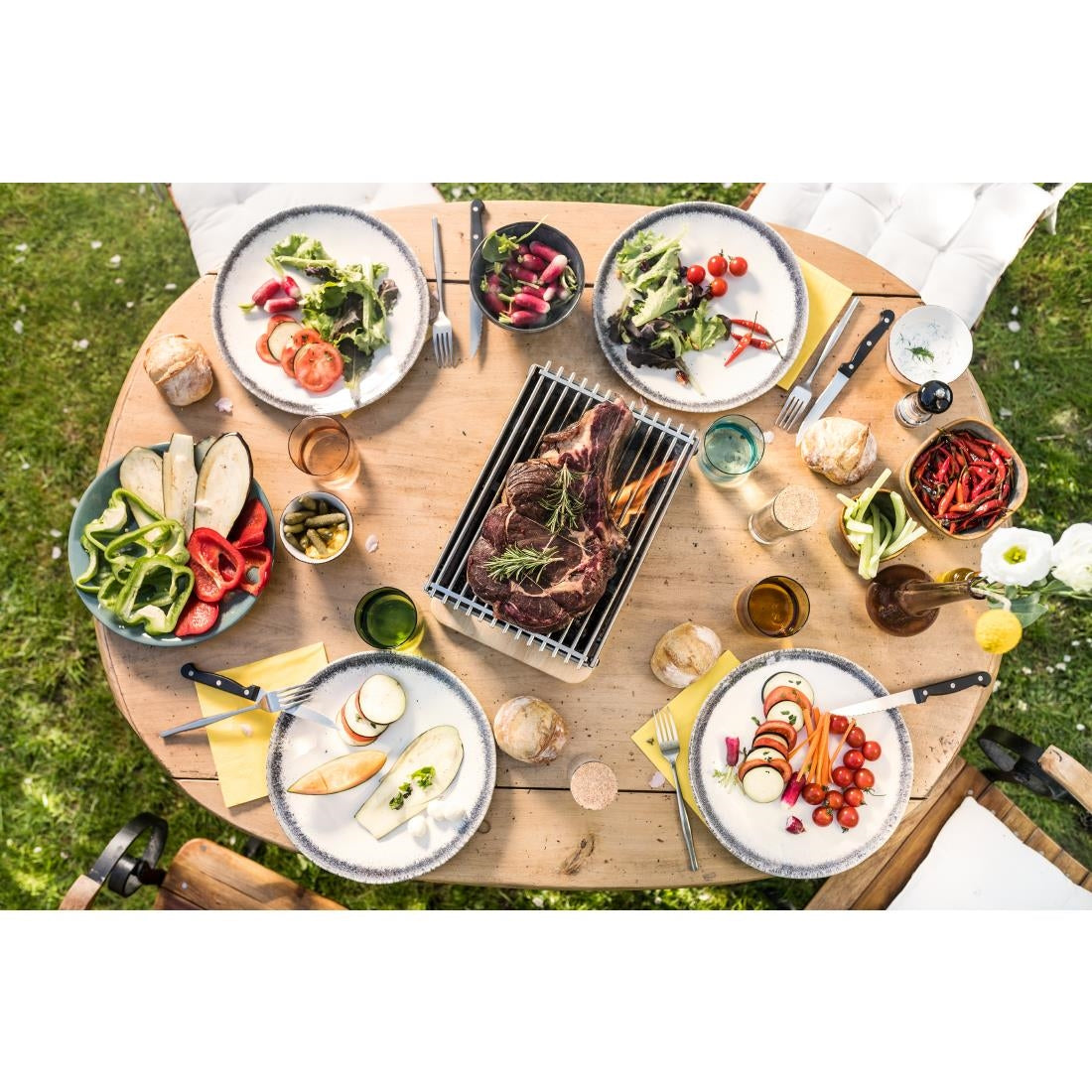 Louis Tellier Brasero Table Barbecue BRASI-F FP429 JD Catering Equipment Solutions Ltd