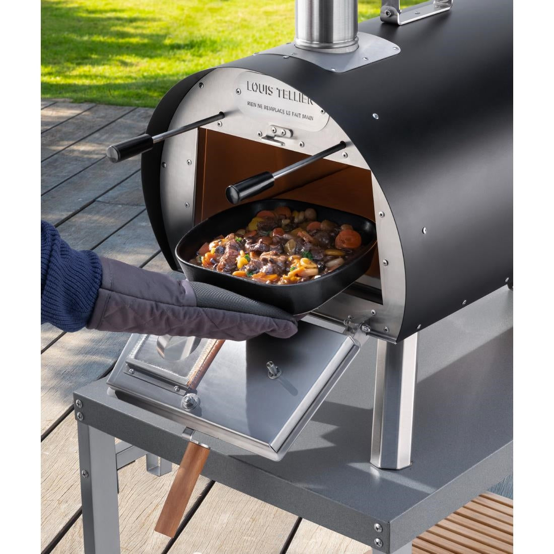 Louis Tellier Marcel Wood-Fired Outdoor Oven MARC01 DM180 JD Catering Equipment Solutions Ltd