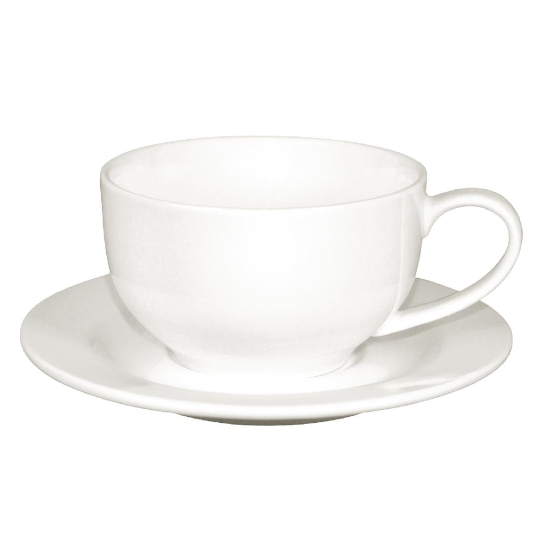 Lumina Fine China Round Saucers 143mm (Pack of 6) JD Catering Equipment Solutions Ltd