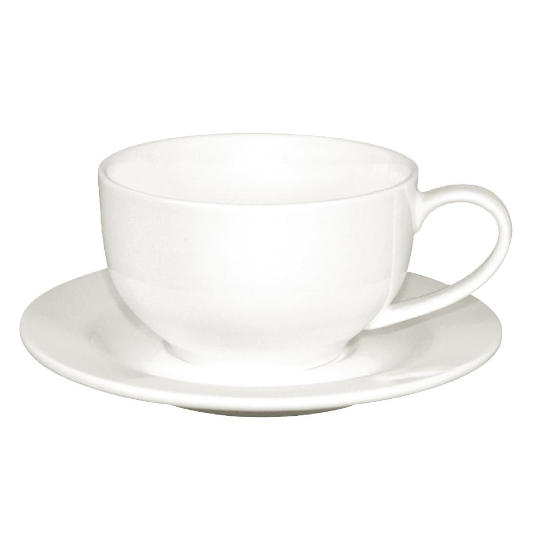 Lumina Fine China Round Saucers 156mm (Pack of 6) JD Catering Equipment Solutions Ltd