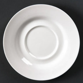 CD648 Lumina Fine China Round Saucers 156mm (Pack of 6) - JD Catering Equipment Solutions Ltd