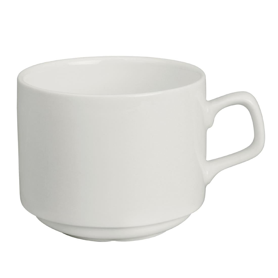 Lumina Fine China Stacking Cup 200ml (Pack of 6) JD Catering Equipment Solutions Ltd