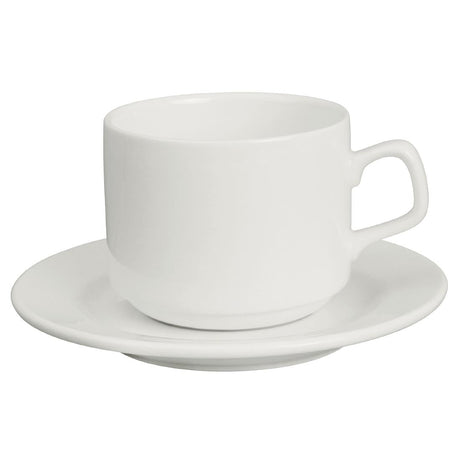 Lumina Fine China Stacking Cup 200ml (Pack of 6) JD Catering Equipment Solutions Ltd