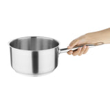 M944 Vogue Stainless Steel Saucepan 3Ltr JD Catering Equipment Solutions Ltd