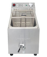MEF-L8-SAT Mercury single tank countertop electric fryer 8 Litre tank - JD Catering Equipments Ltd
