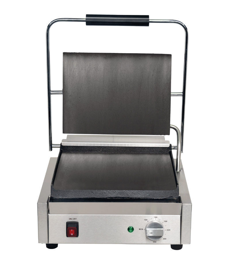 Lincat Lynx Prime - LPCGFF -  Electric Counter top Single Contact Grill Flat Plates – W 380 mm 2.2 Kw