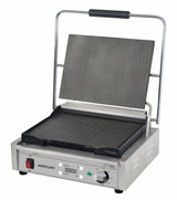 MEP-M-SATFF Mercury single countertop flat grill with digital timer - JD Catering Equipments Ltd
