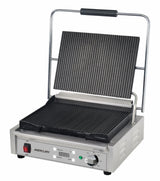 MEP-M-SATRR Mercury single countertop ribbed grill with digital timer - JD Catering Equipments Ltd