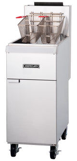 MF-35T Mercury single tank freestanding gas fryer NAT/LPG 16 litre - JD Catering Equipments Ltd