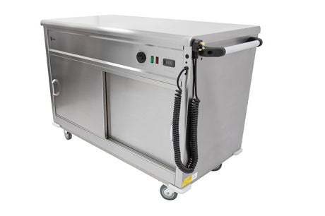 Parry Mobile Hot Cupboard with Flat Top MSF12