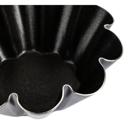 Matfer Non-Stick Mini Brioche Mould 75mm (Pack of 12) JD Catering Equipment Solutions Ltd